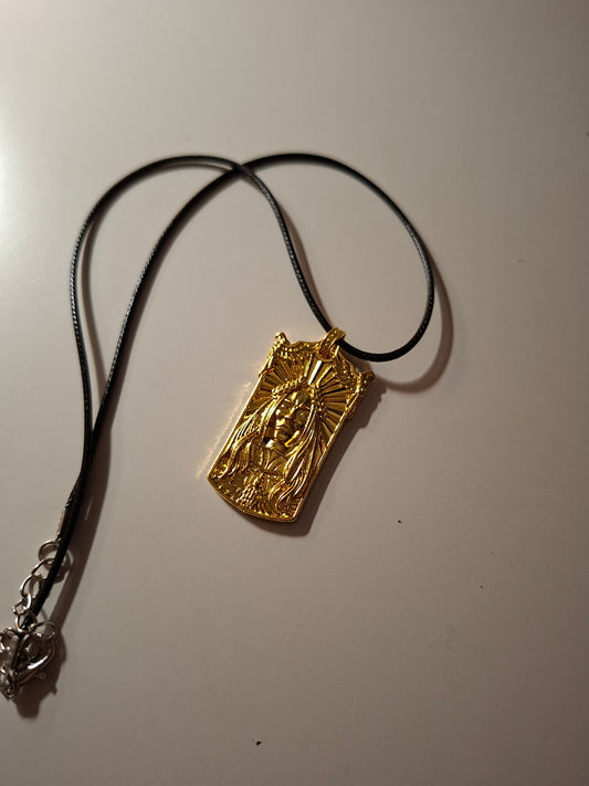 40k Metal Emperor of Mankind Necklace (Gold color)