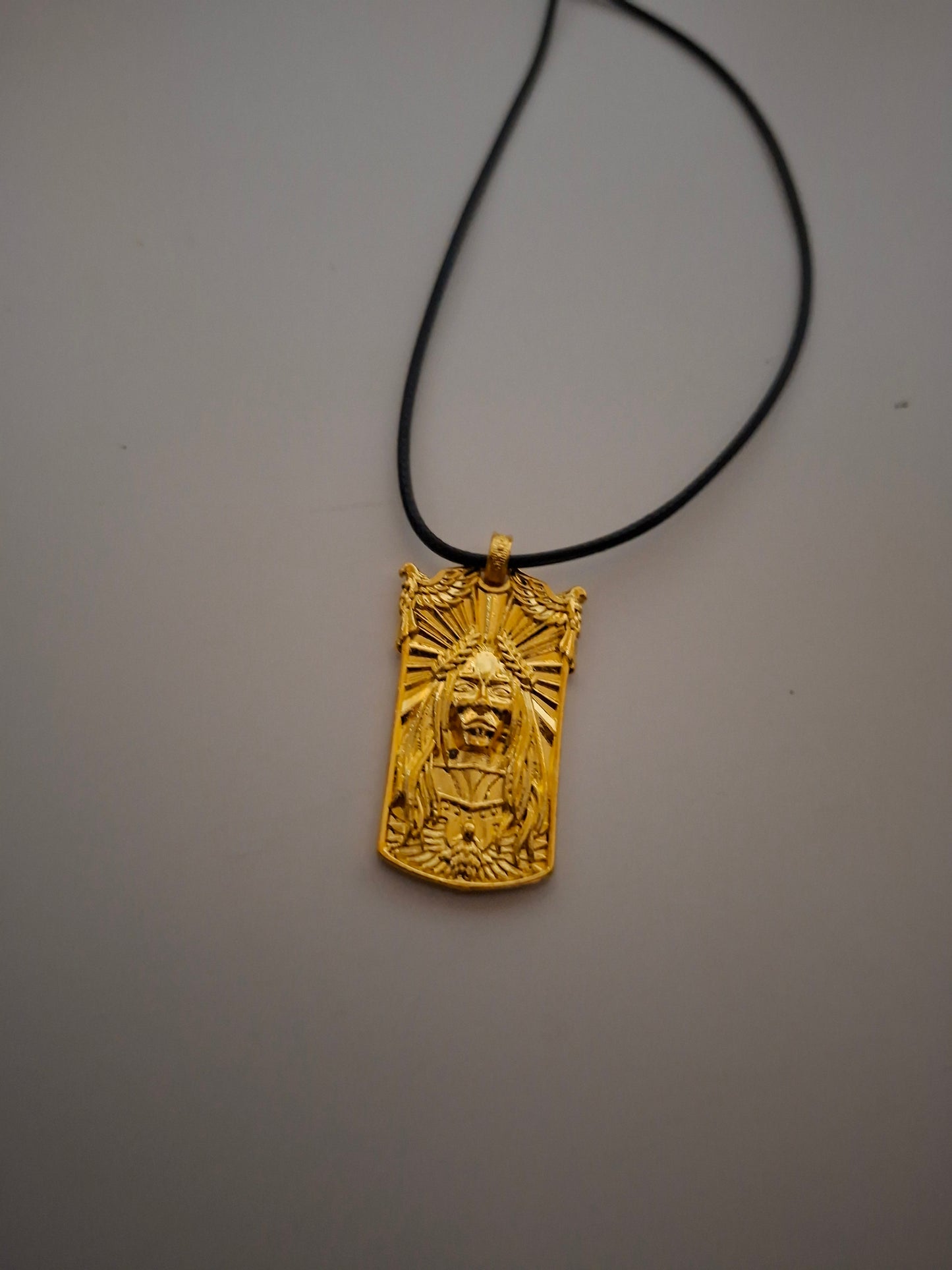 40k Metal Emperor of Mankind Necklace (Gold color)